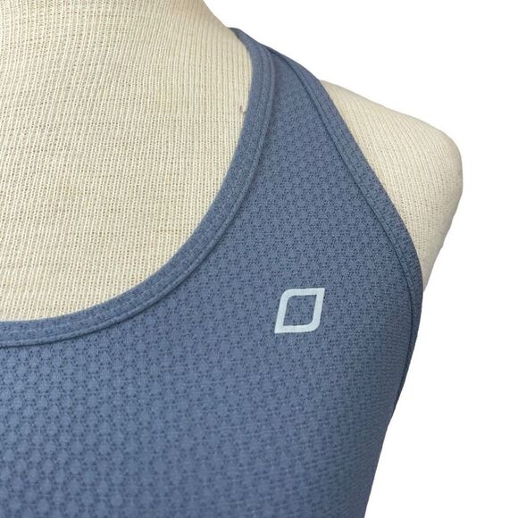 Lorna Jane Active ‘Cora Excel’ Tank in Powder Gray Steel Blue Size Medium - Picture 8 of 11